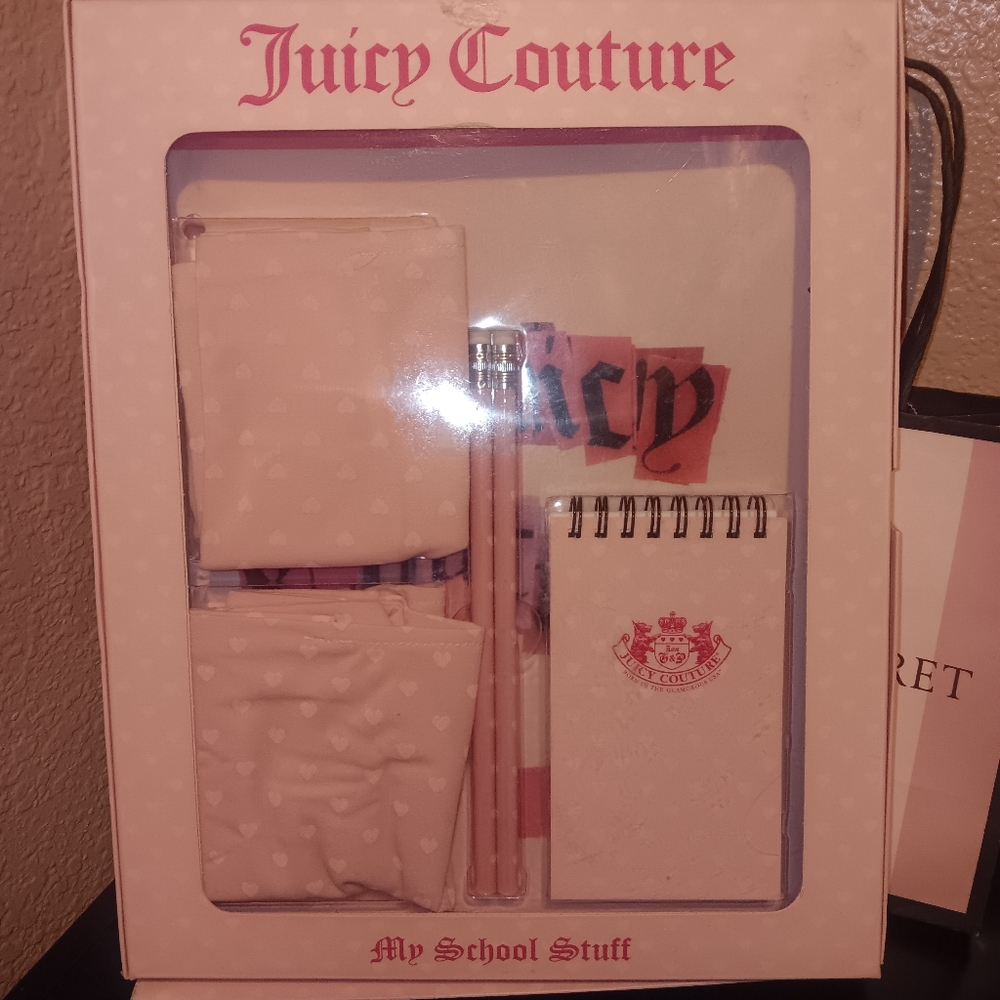 Juicy Couture Htf Vintage School Supplies